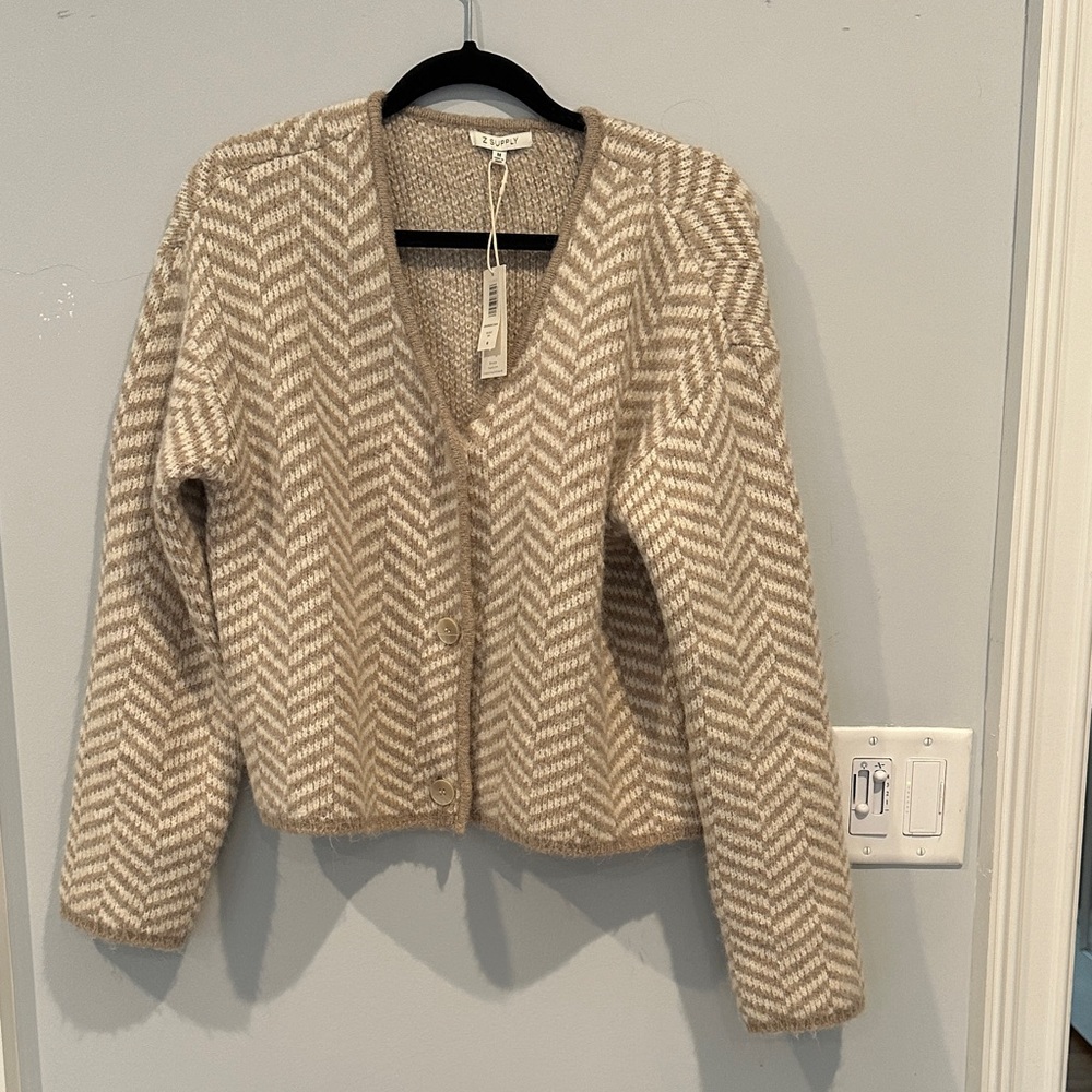 Z Supply Naomi Cardigan in Sea Salt